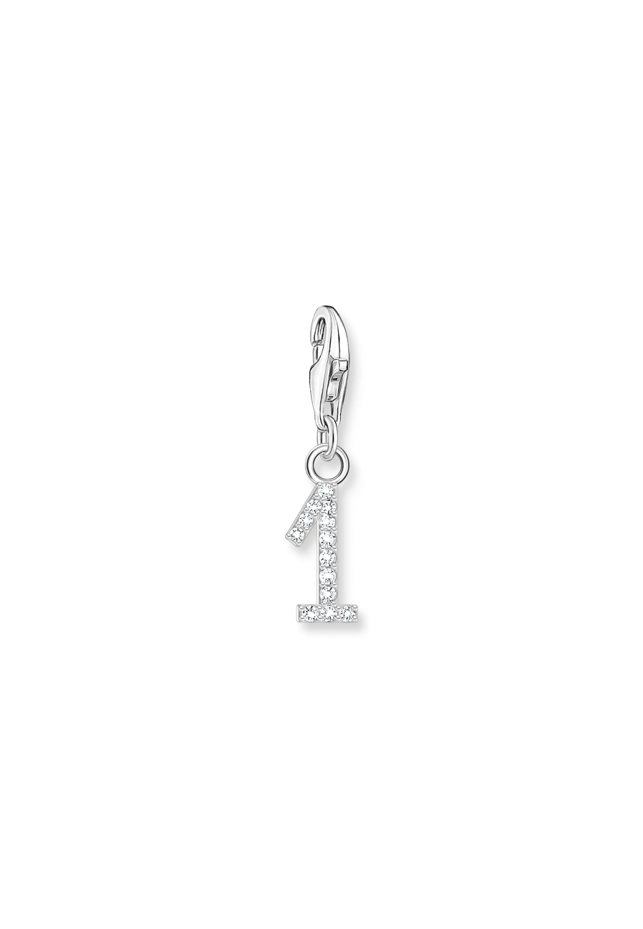 Pendentif Charm Number "1" Zirconia