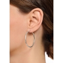 Boucles d'oreilles moyennes en argent