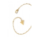 GUESS Pulsera Cristal Tag Oro