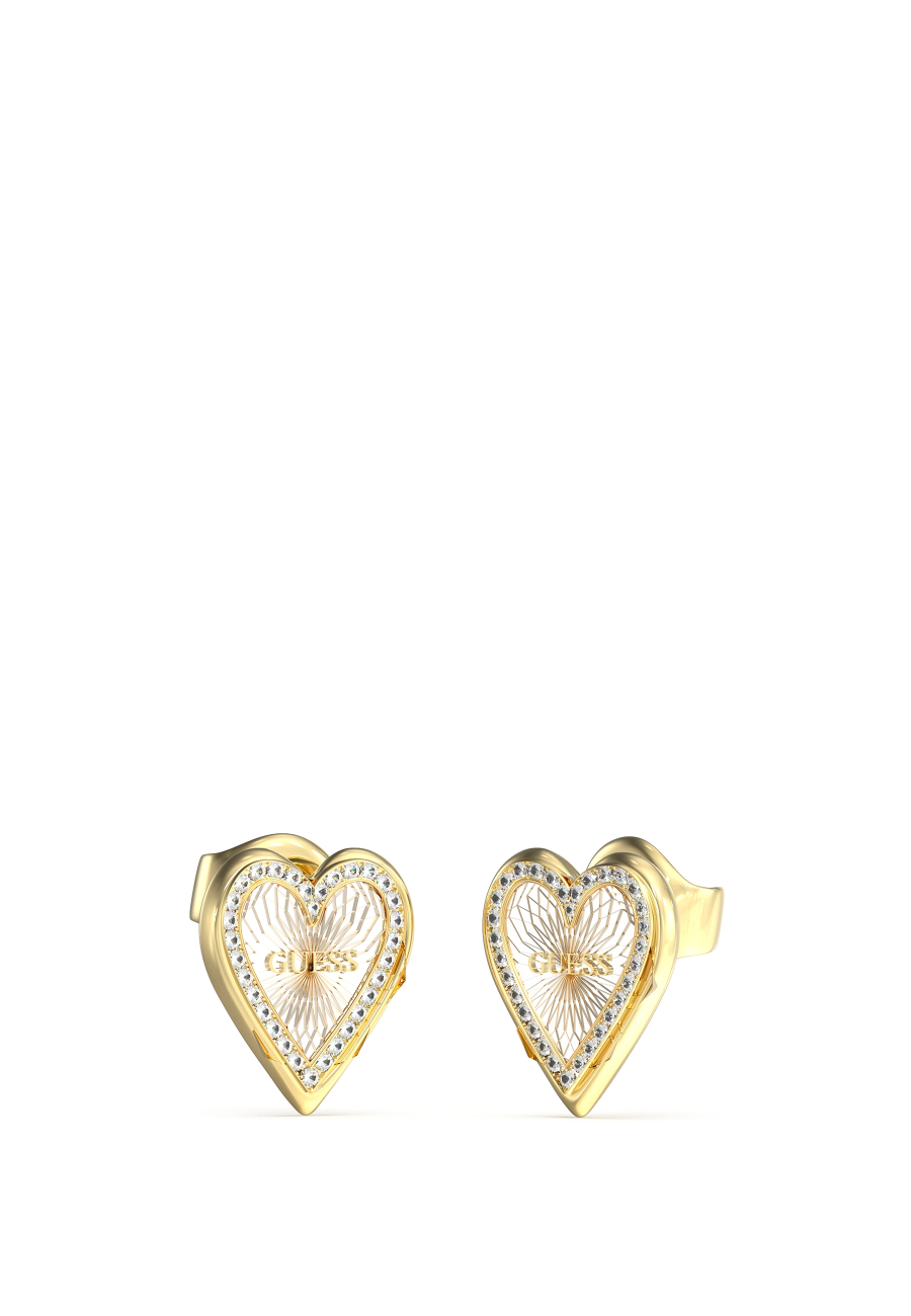 GUESS Boucles d'oreilles Love me Tender Or