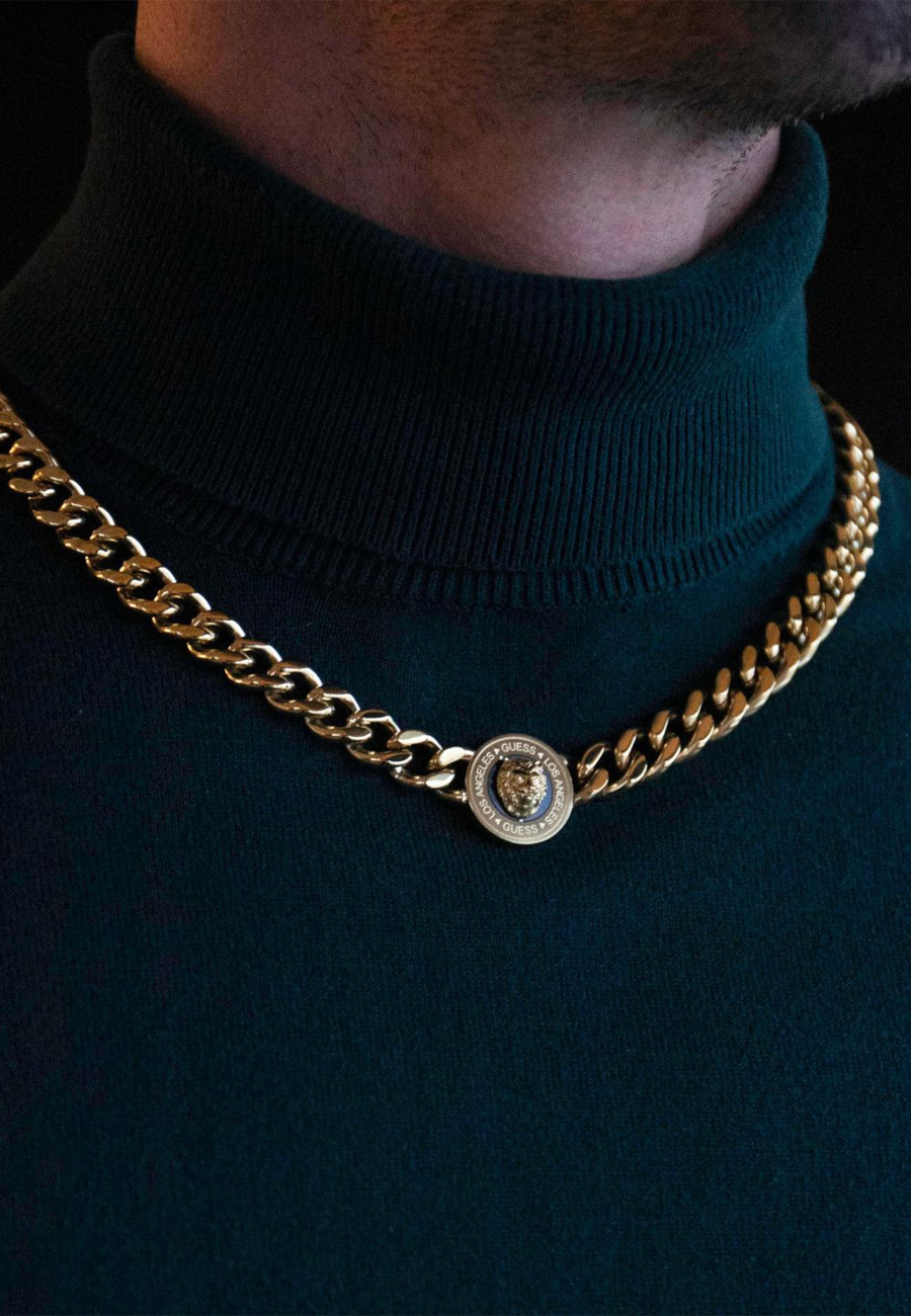 Collar GUESS Rey León Oro