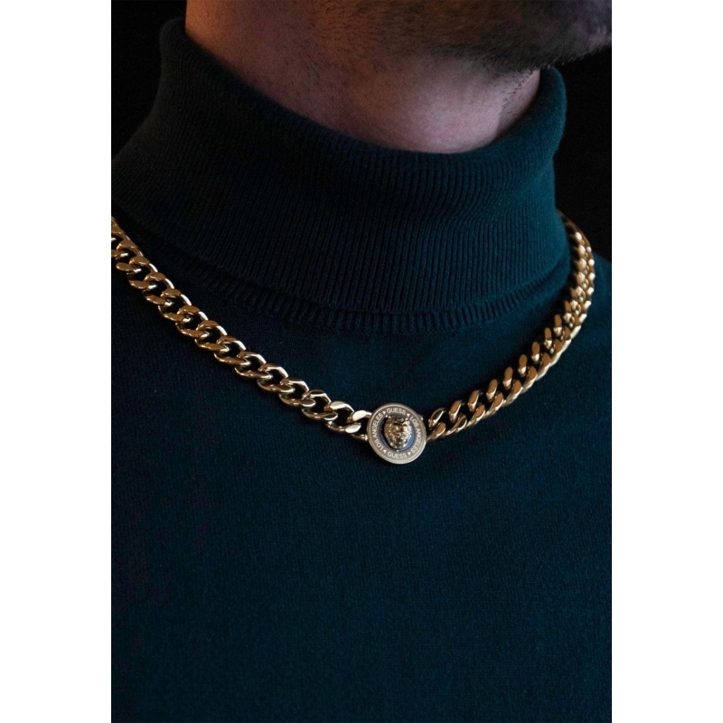 GUESS Halskette Löwenkönig Gold