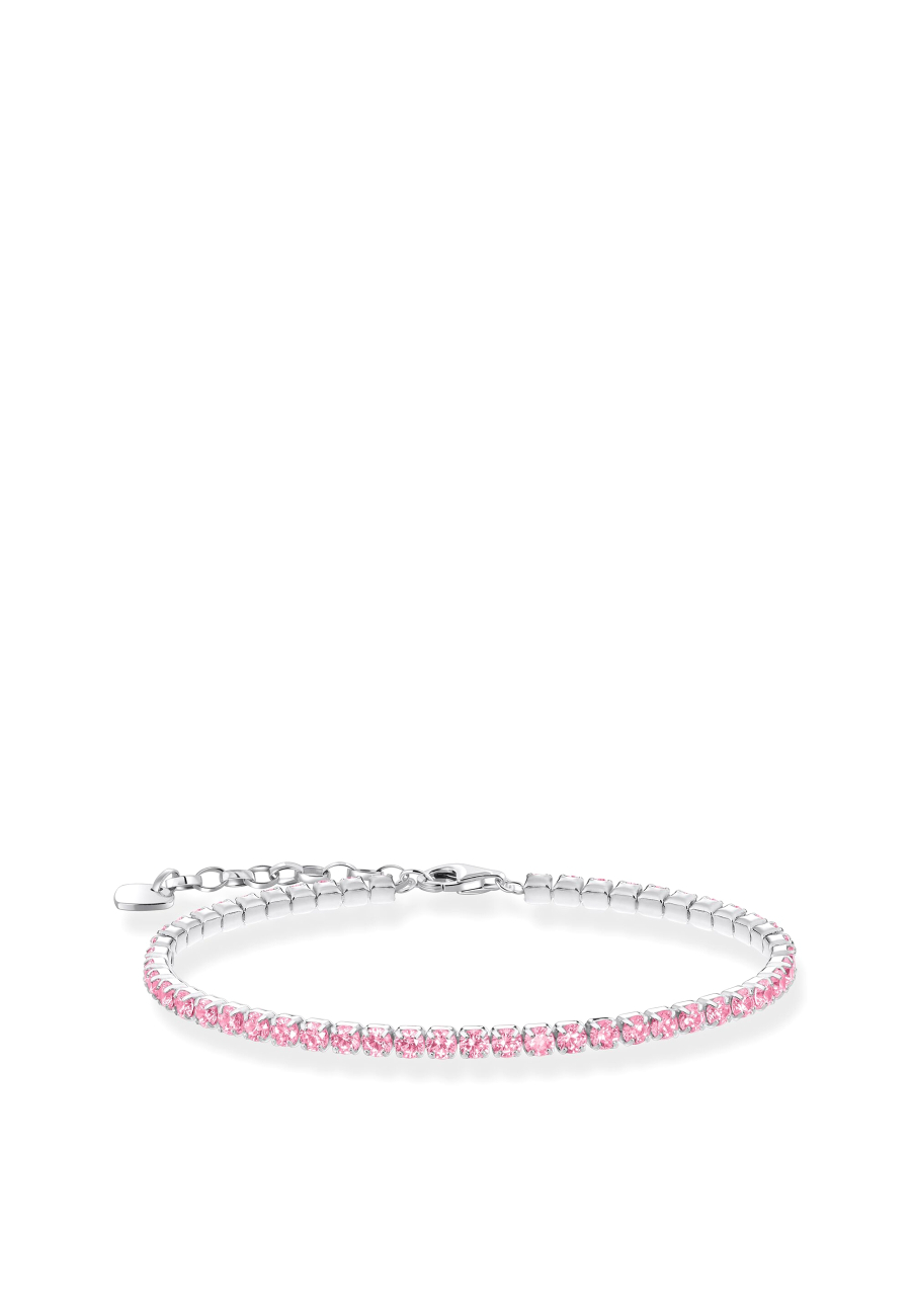 Tennis Bracelet Pink Zirconia