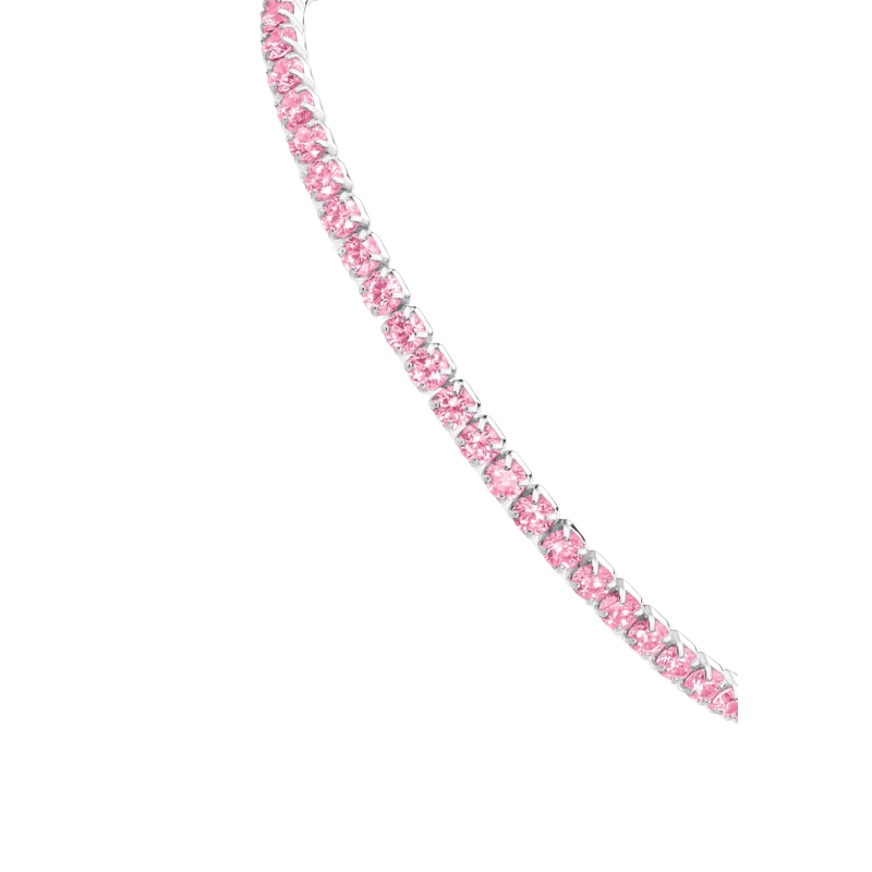 Pulsera de tenis Circonita rosa