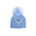 Knitted Hat Stitch Blue