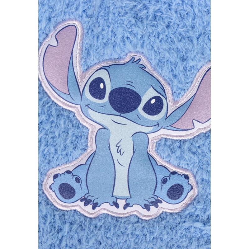 Gorro punto stitch Azul