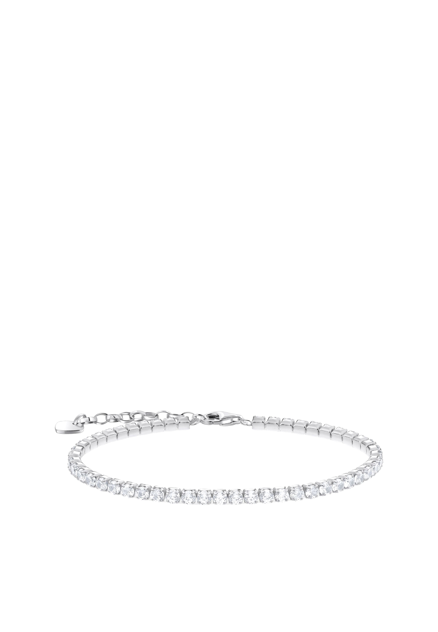 Bracelet de tennis Zirconia blanc