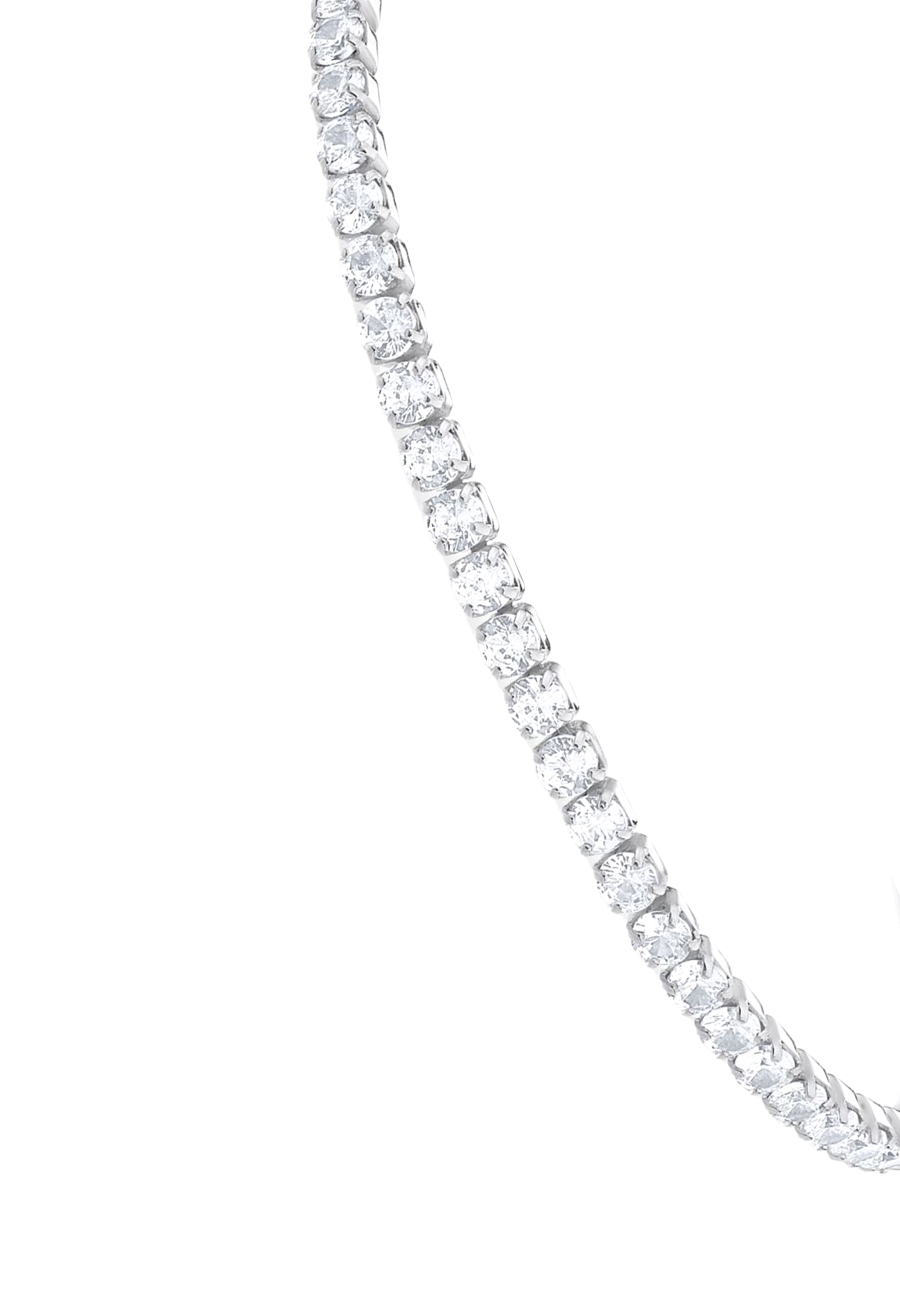 Bracelet de tennis Zirconia blanc