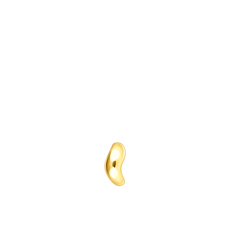 Organic Shaped Ear Cuff Gold-Plated