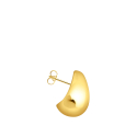 Earrings  Organic Drop-Shape Gold