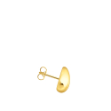 Earrings Organic Drop-Shape Small Gold