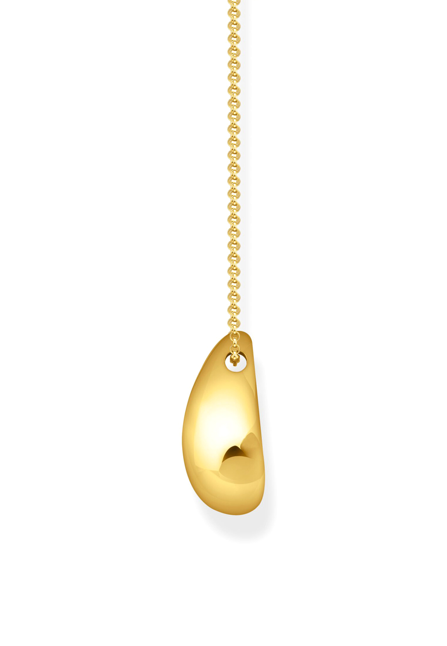 Necklace Organic Drop-Shaped Gold