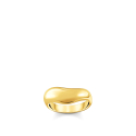 Ring Organic Shape Gold-Plated