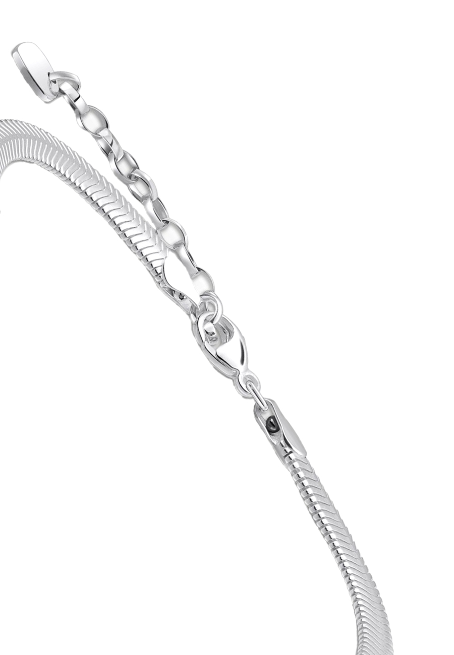 Pulsera Serpiente Plata