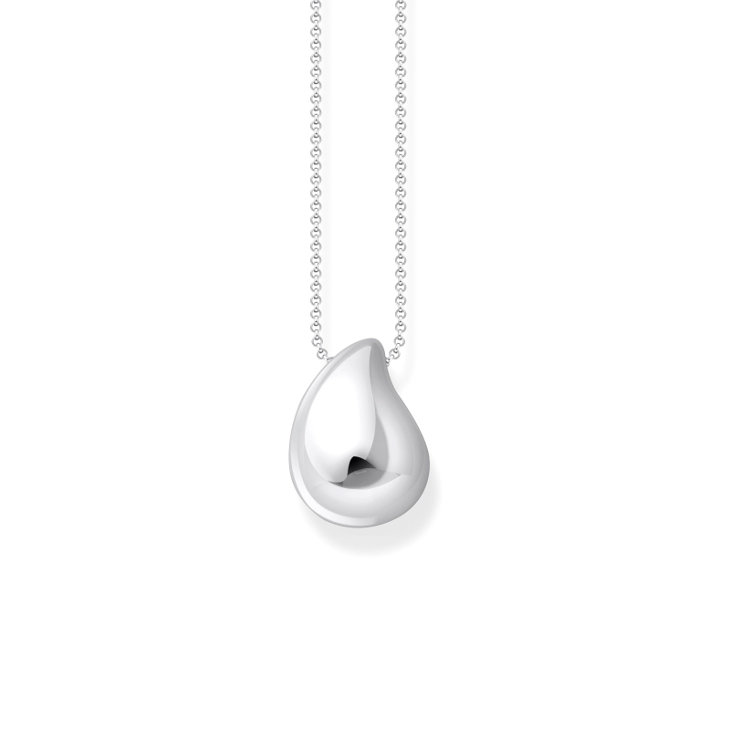 Halskette Organic Drop-Shaped Silber