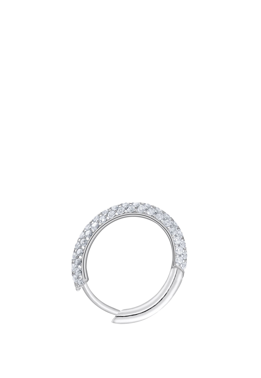 Créoles Zirconia blanc petites