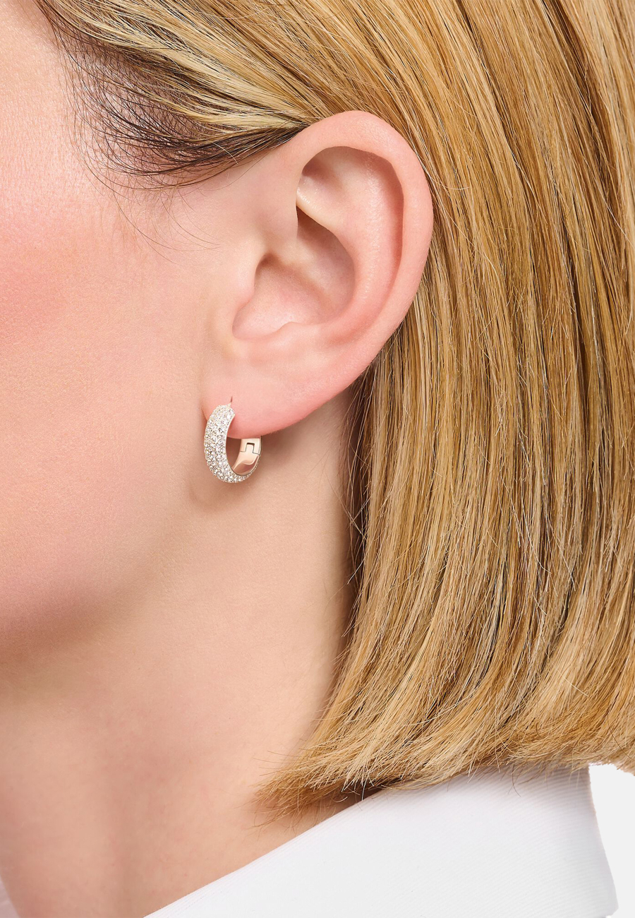 Créoles Zirconia blanc petites