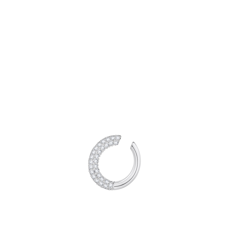 Ear Cuff White Zirconia