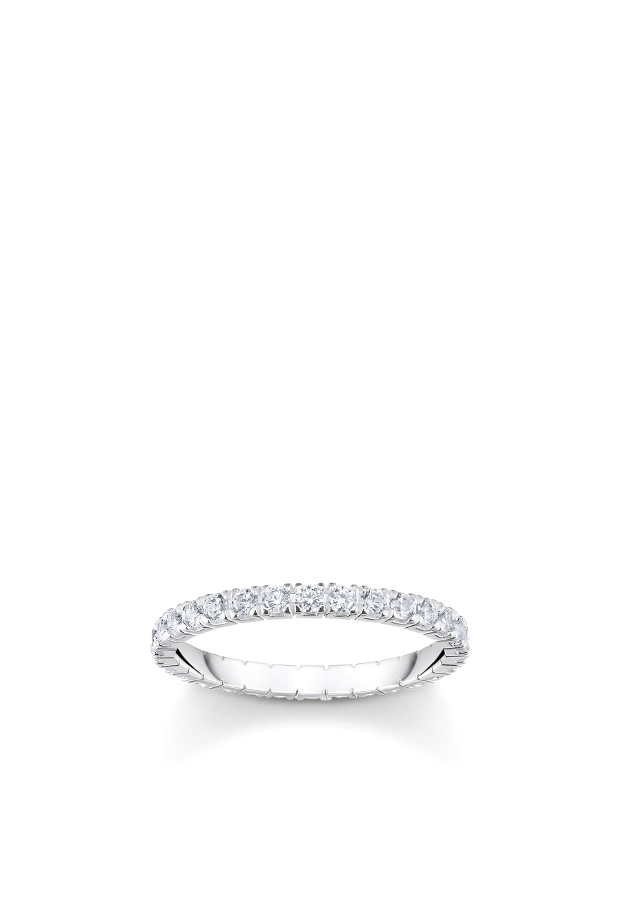 Ring Silver White Zirconia