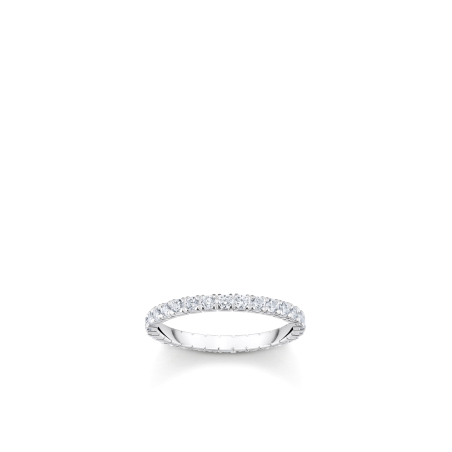 Ring Silver White Zirconia