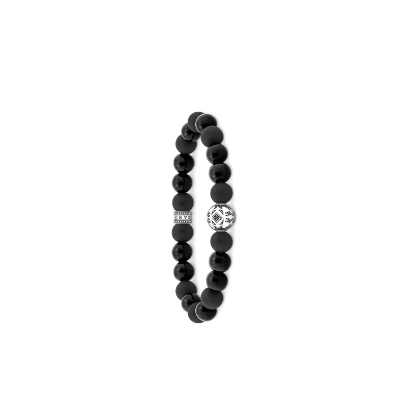 Armband Obsidian Schwarz