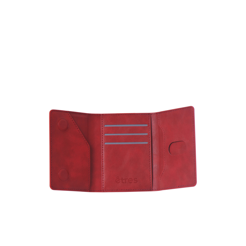 ETRES Magnetic Leather Wallet for Smartphones