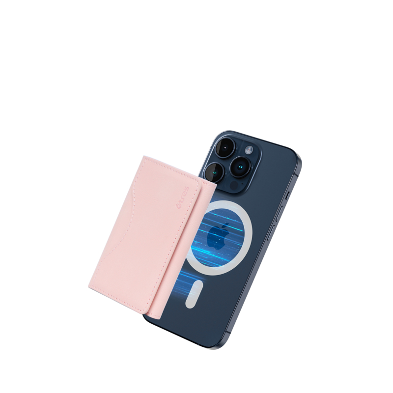 ETRES Magnetic Leather Wallet for Smartphones