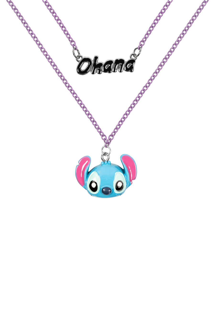Necklace Disney Lilo & Stitch Ohana Stitch Double Layered