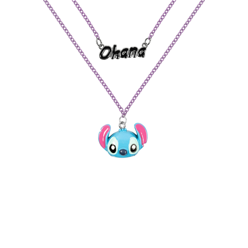 Collier Disney Lilo & Stitch Ohana Stitch Double Layered