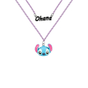 Necklace Disney Lilo & Stitch Ohana Stitch Double Layered