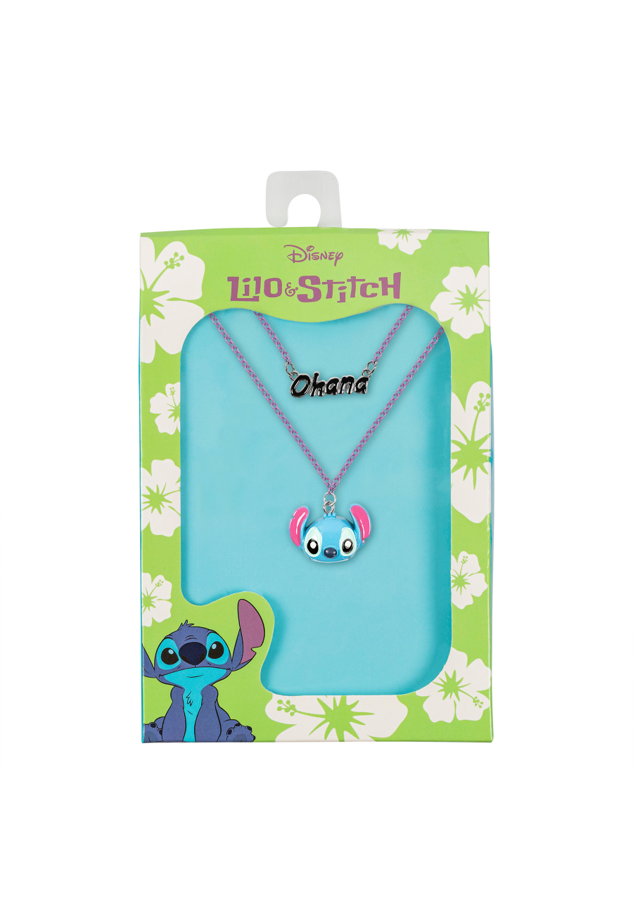 Necklace Disney Lilo & Stitch Ohana Stitch Double Layered