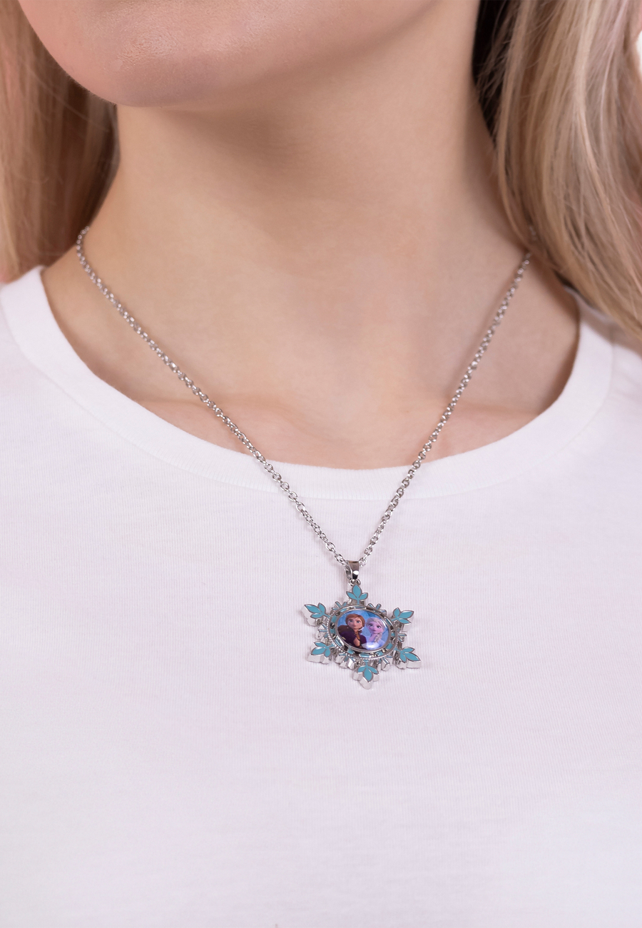 Collier Disney Frozen II Ana & Elsa Flocon de neige