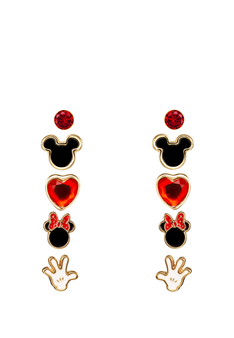 Pendientes Disney Mickey & Minnie Mouse Set 5 Piezas