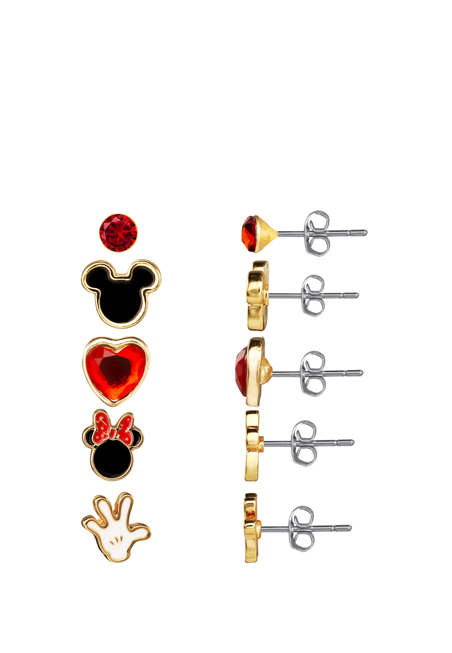 Pendientes Disney Mickey & Minnie Mouse Set 5 Piezas