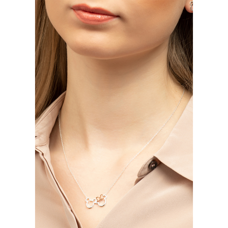 Collar Mickey & Minnie Mouse