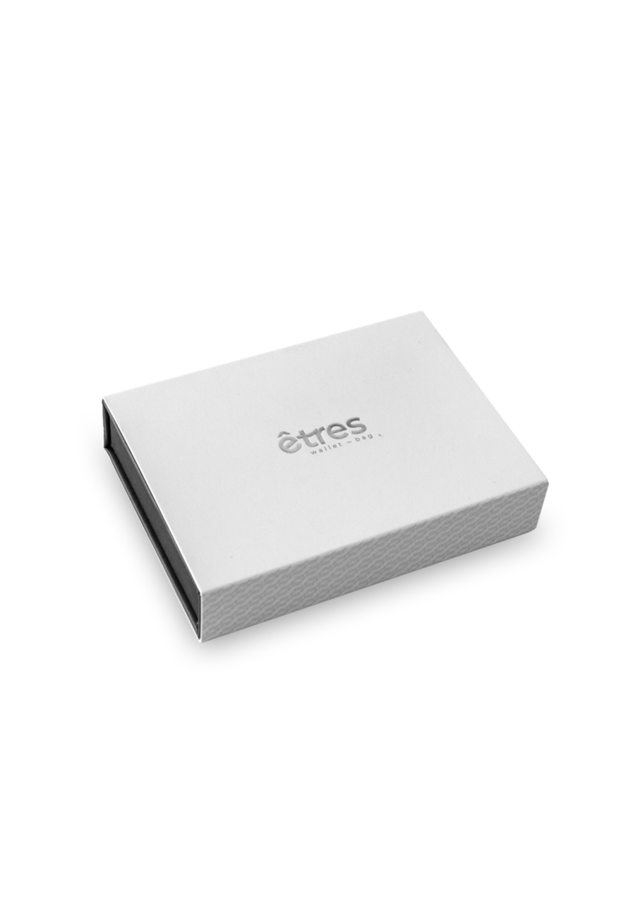 ETRES Magnetic Leather Wallet No Pocket for Smartphones