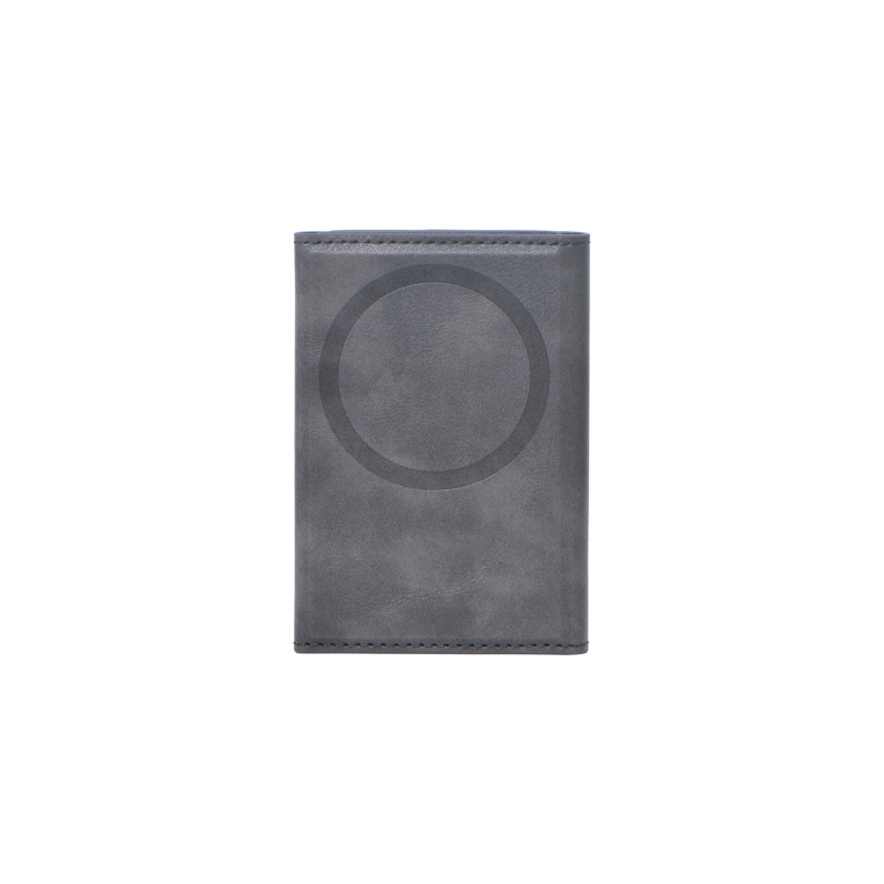 ETRES Magnetic Leather Wallet No Pocket for Smartphones