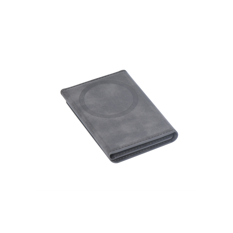 ETRES Magnetic Leather Wallet No Pocket for Smartphones