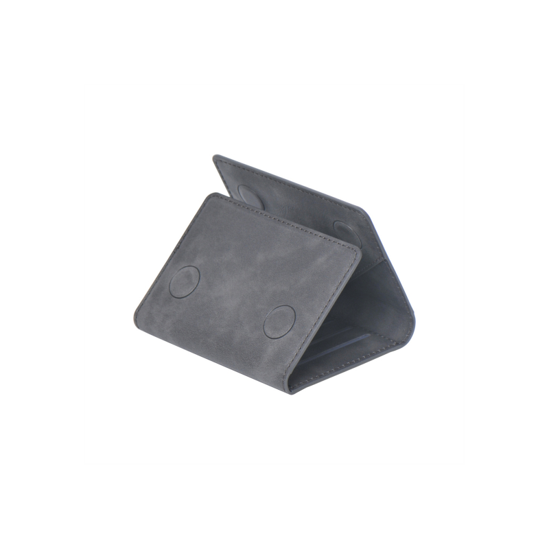 ETRES Magnetic Leather Wallet No Pocket for Smartphones