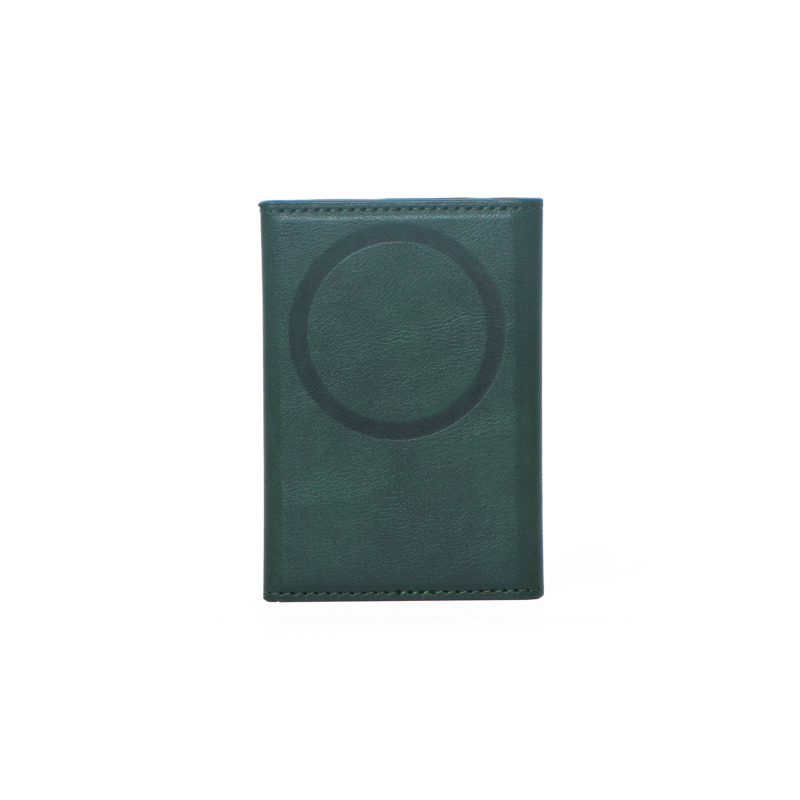 ETRES Magnetic Leather Wallet No Pocket for Smartphones