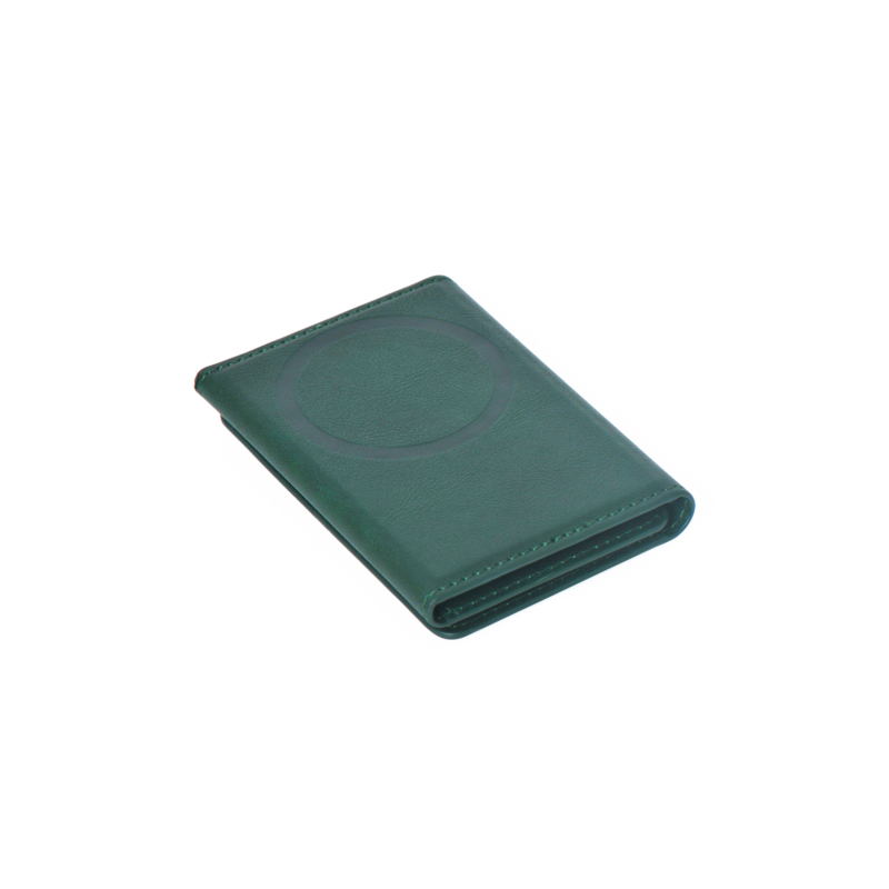 ETRES Magnetic Leather Wallet No Pocket for Smartphones