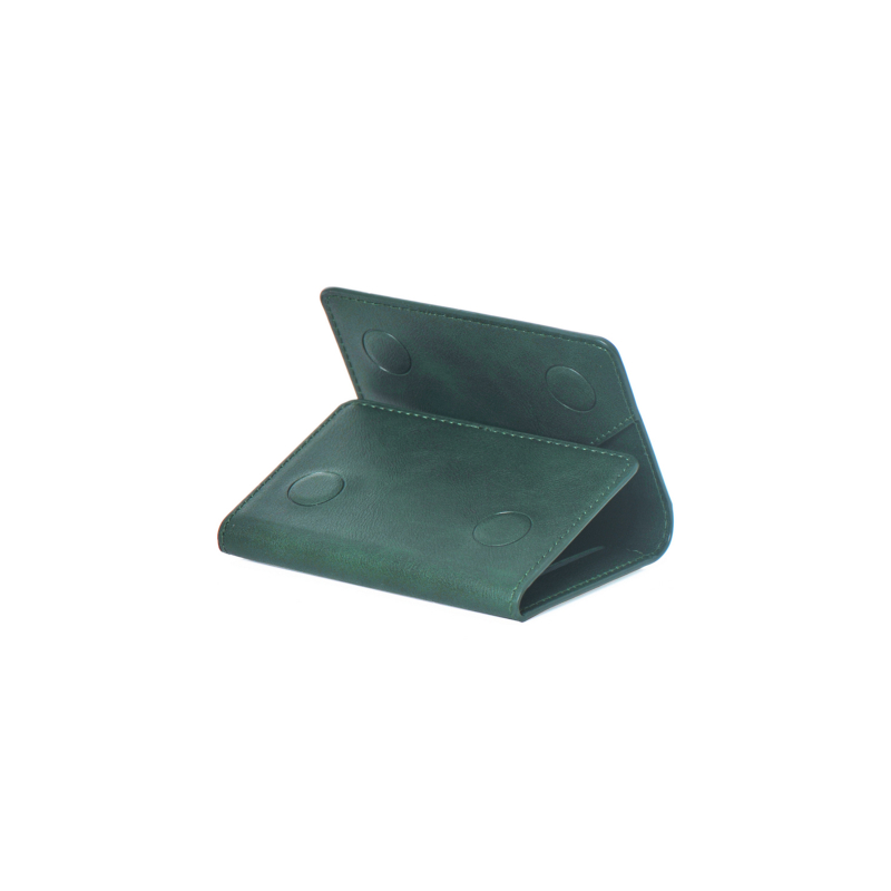 ETRES Magnetic Leather Wallet No Pocket for Smartphones