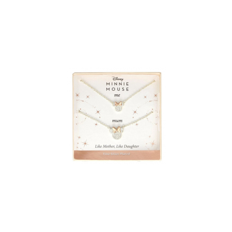 Set de collar Minnie Mouse Two Tone Madre e Hija
