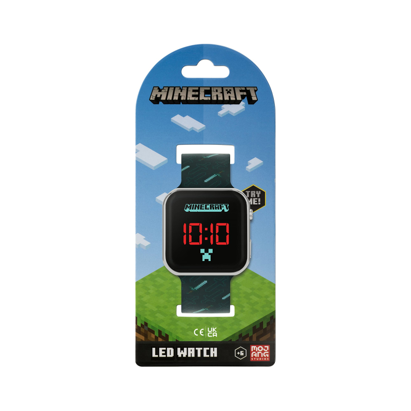 Disney Minecraft LED Watch
