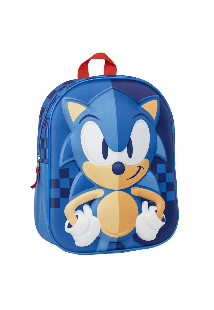 Sac à dos 3D Sonic the Hedgehog - Sac d'école élégant et durable pour les fans de Sonic !