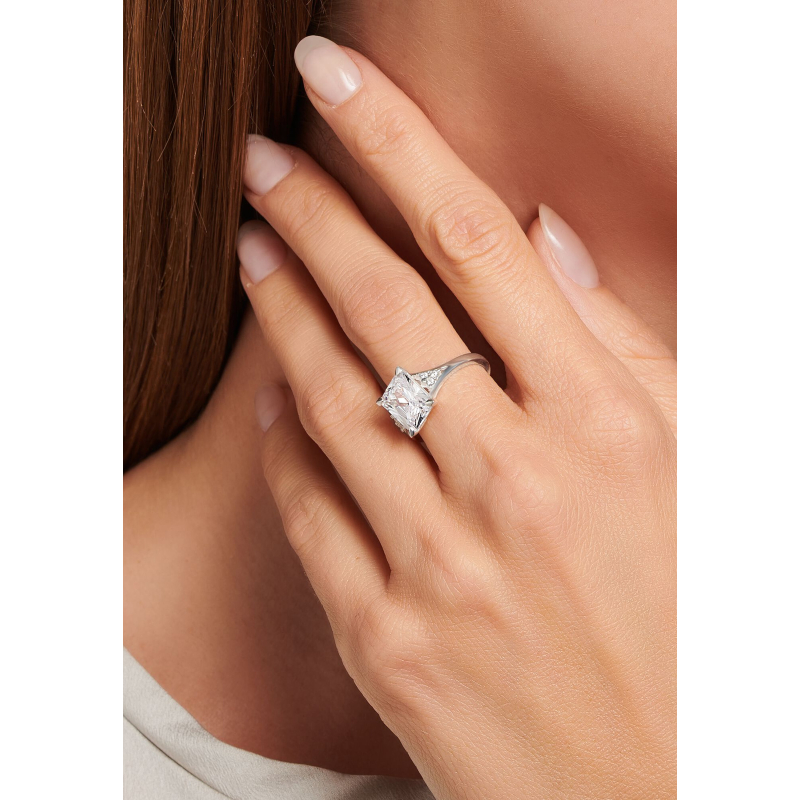 Bague Pierres blanches Argent