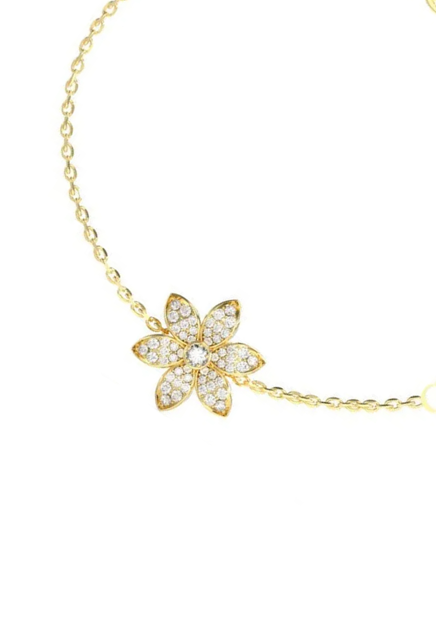 GUESS Bracelet White Lotus