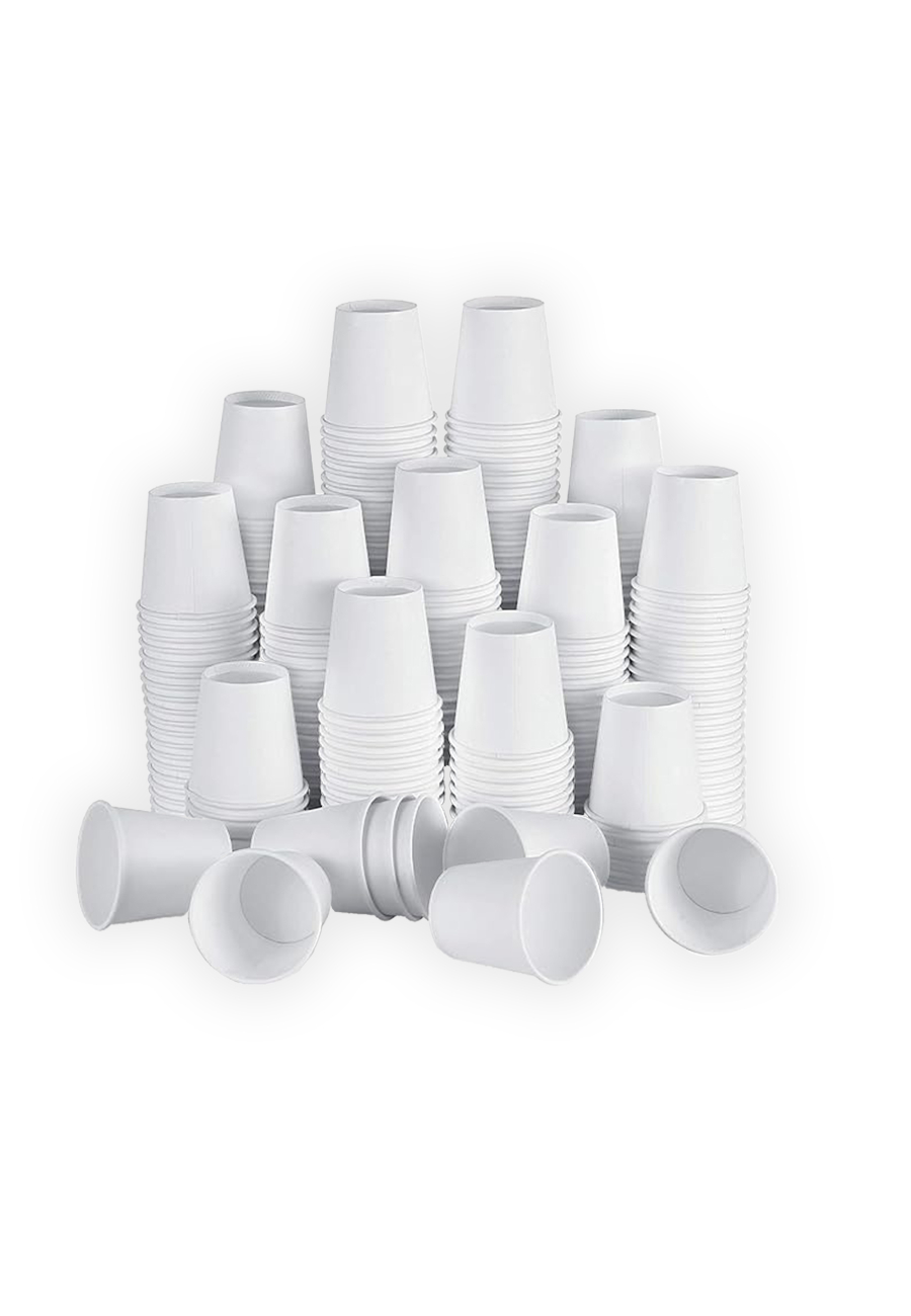Vasos de papel Taza de bebida Vasos para bebidas calientes Vasos de café 2.5 oz (74 ml)