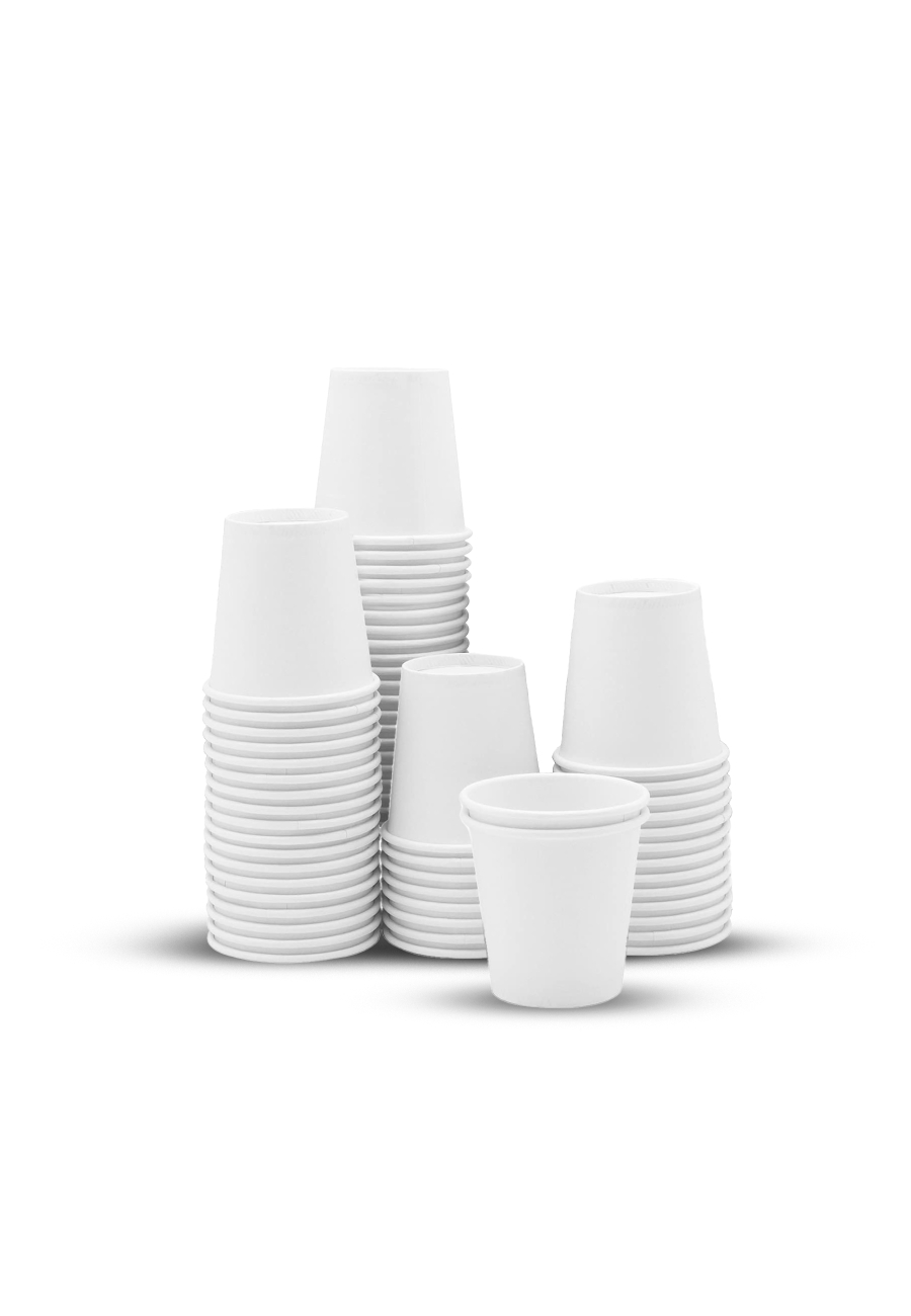 Vasos de papel Taza de bebida Vasos para bebidas calientes Vasos de café 3 oz (90 ml)