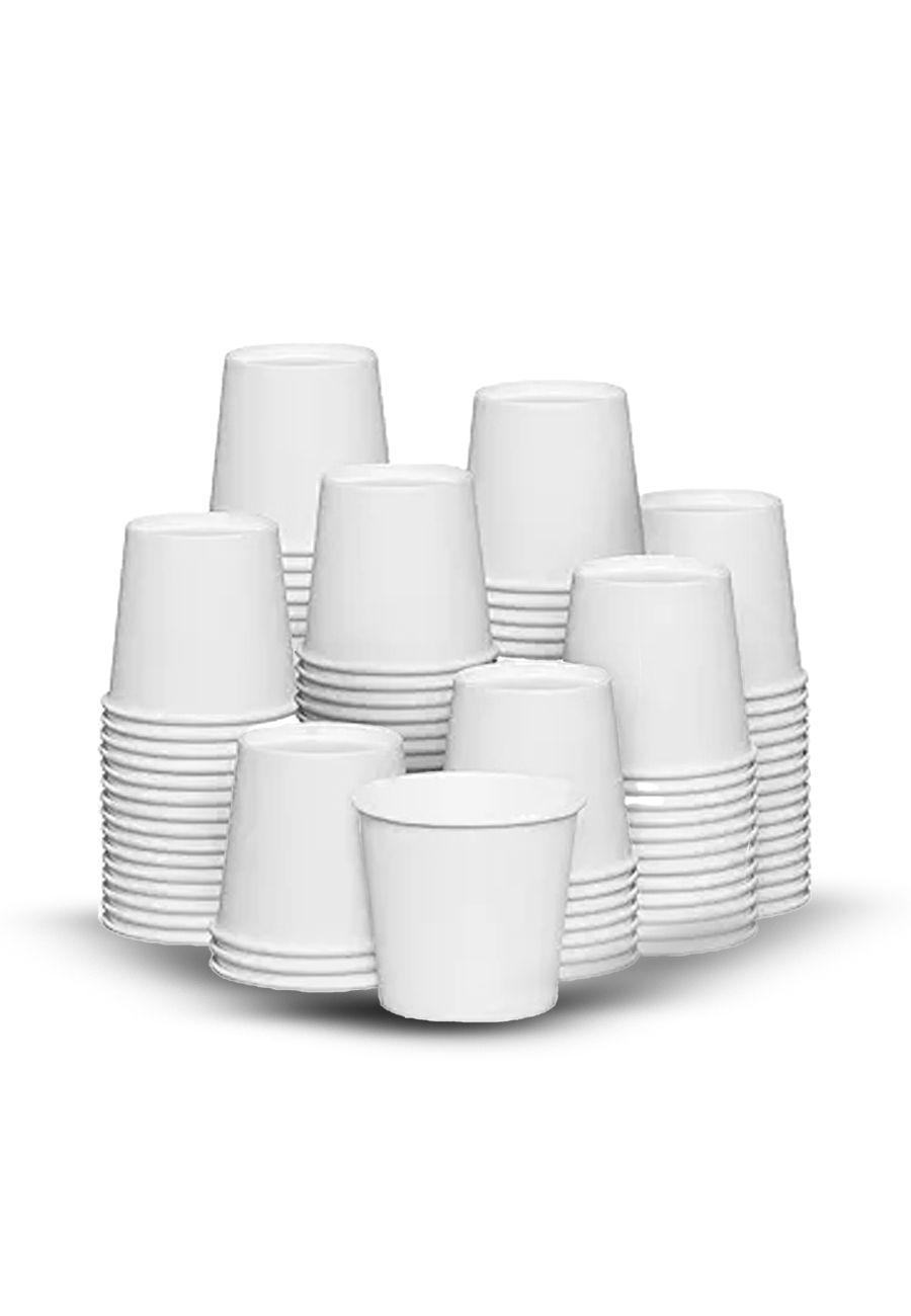 Pappbecher, Trinkbecher, Heißgetränk, Kaffeebecher 4 oz (120 ml)